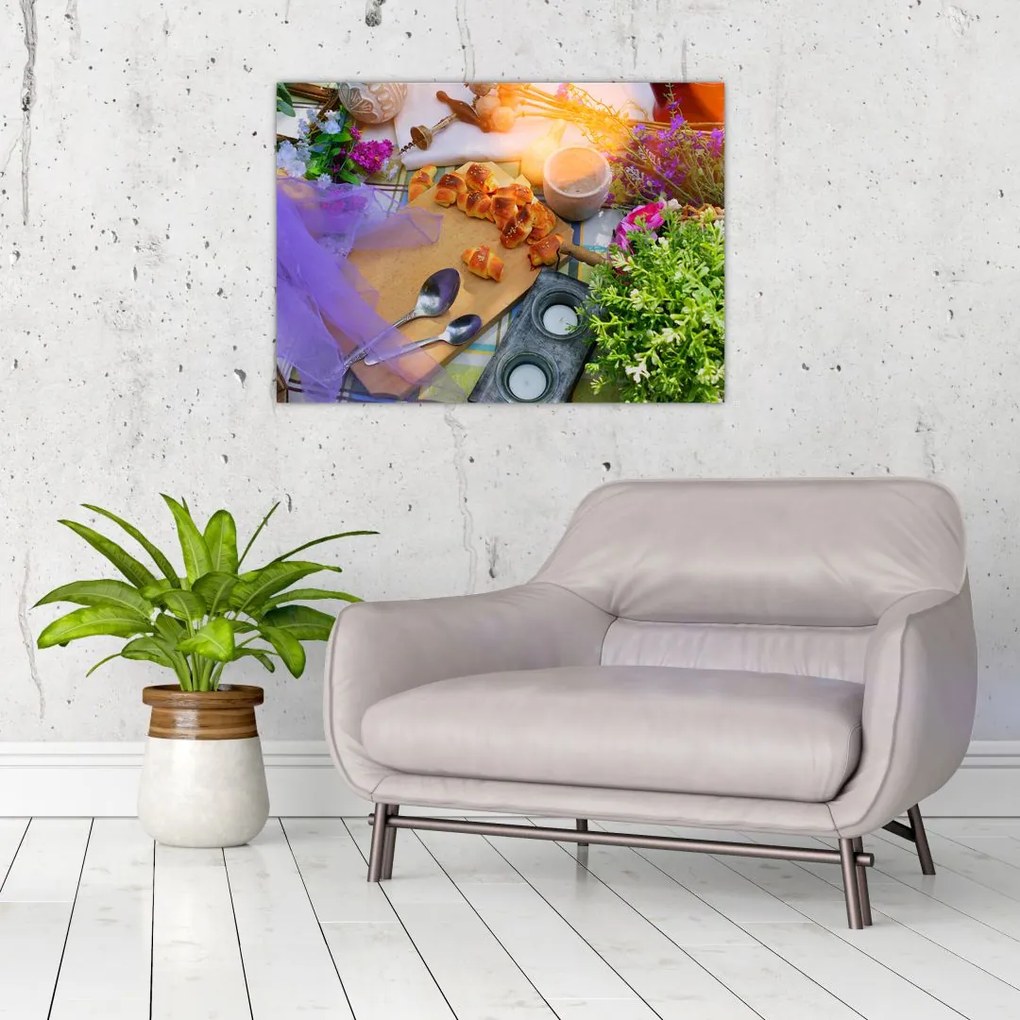 Obraz - letni piknik (70x50 cm)