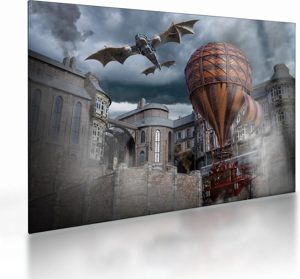 Obraz na szkle - Surrealistyczny krajobraz (70x50 cm)
