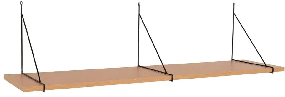 Półka w dekorze jesionu w naturalnym kolorze 120 cm Chiba – House Nordic