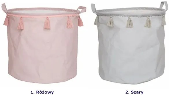 Różowy pojemnik na zabawki dla dziewczynki N5-M04