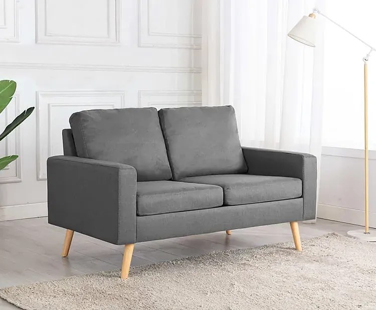 2-osobowa jasnoszara sofa - Muria 2Q