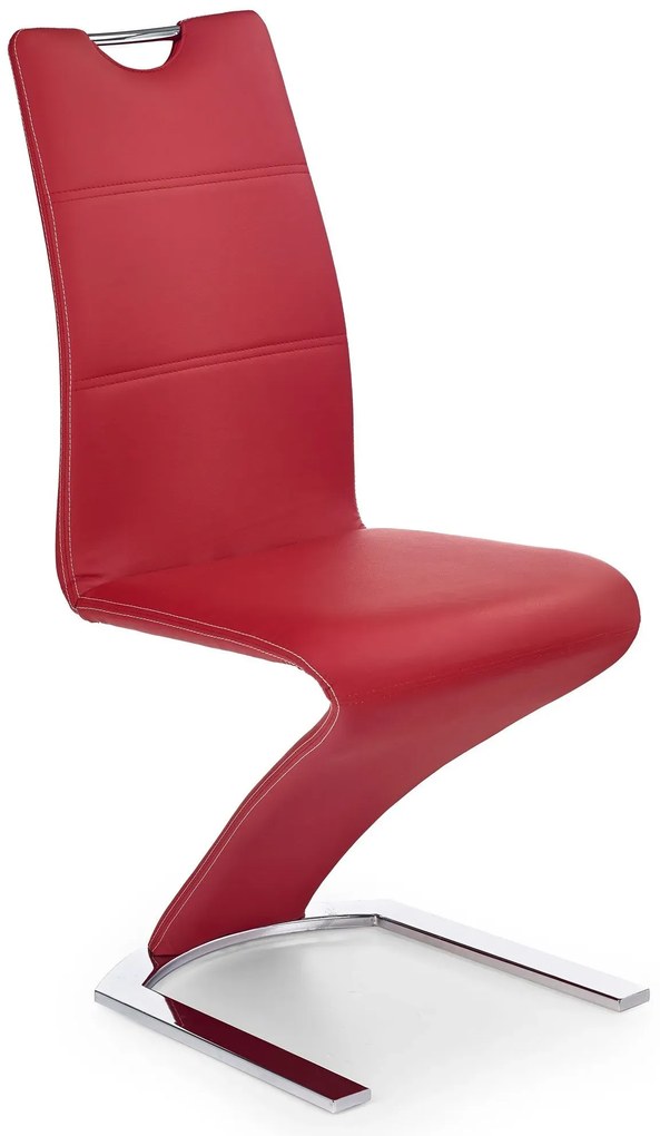 Stylowe tapicerowane krzesło metalowe D8-W66