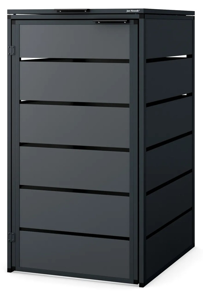 Zabudowa śmietnikowa 240L jednokomorowa, antracyt