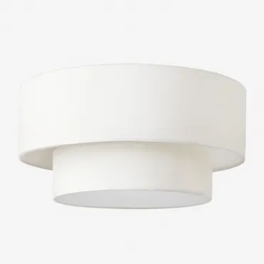 Plafon Sufitowy Lumira Biała & Ø40 Cm - Sklum