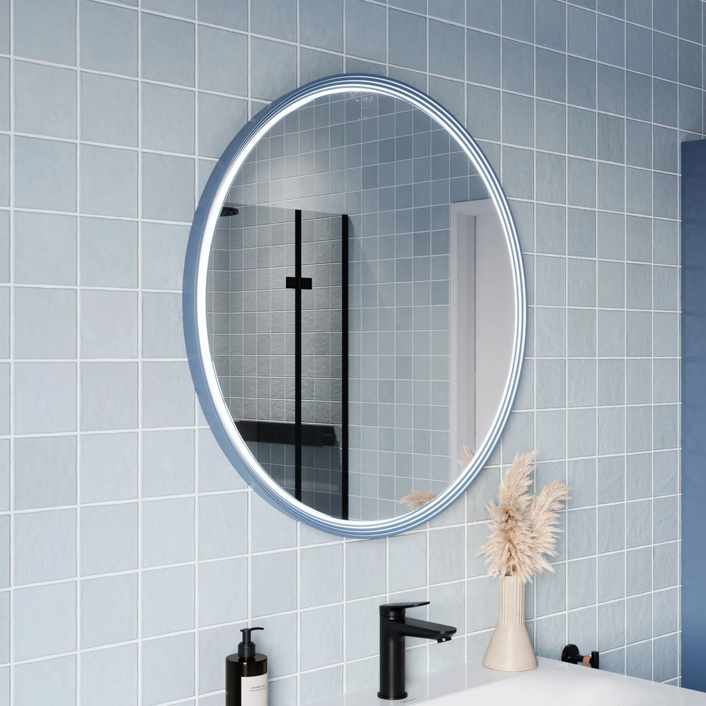 Lustro łazienkowe LED BELDIVO okrągłe - 80 cm