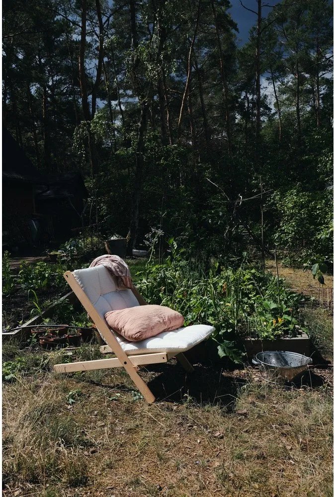 Fotel rozkładany Karup Design Boogie Raw/Petroleum