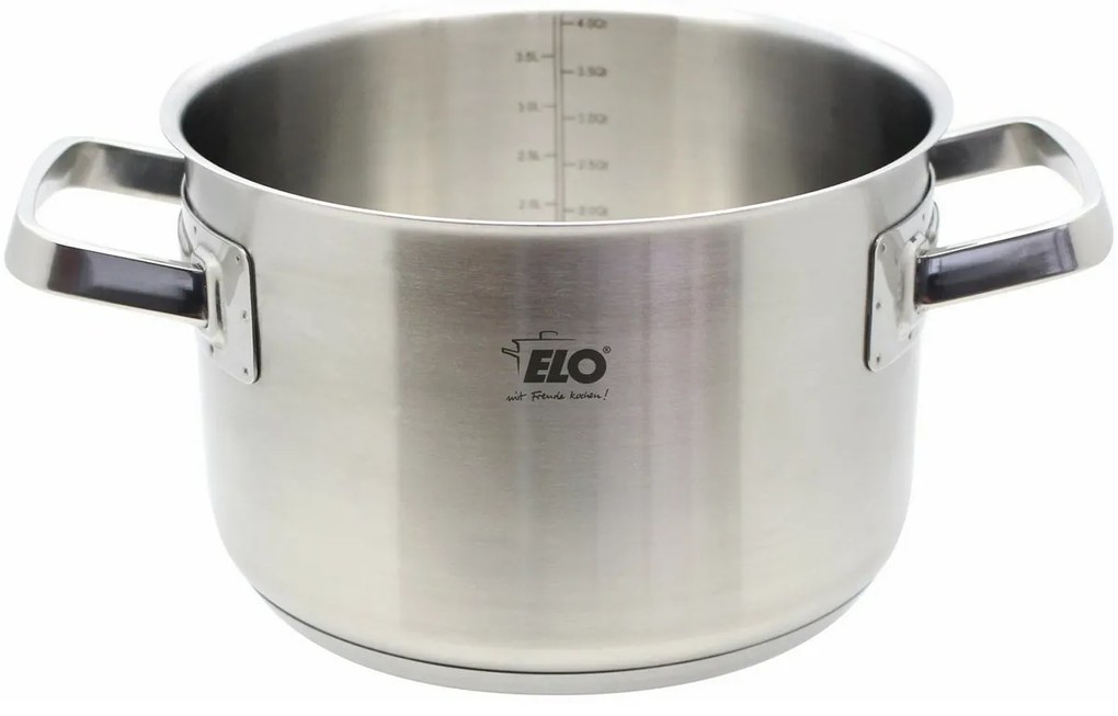 Elo 24220 Garnek ze stali nierdzewnej ProfiCuisine 20 cm, 4 l, 4 l