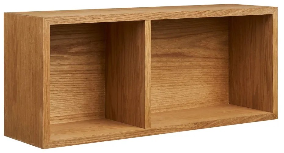 Wielopoziomowa półka w dekorze dębu w naturalnym kolorze 20 cm Oshawa – House Nordic