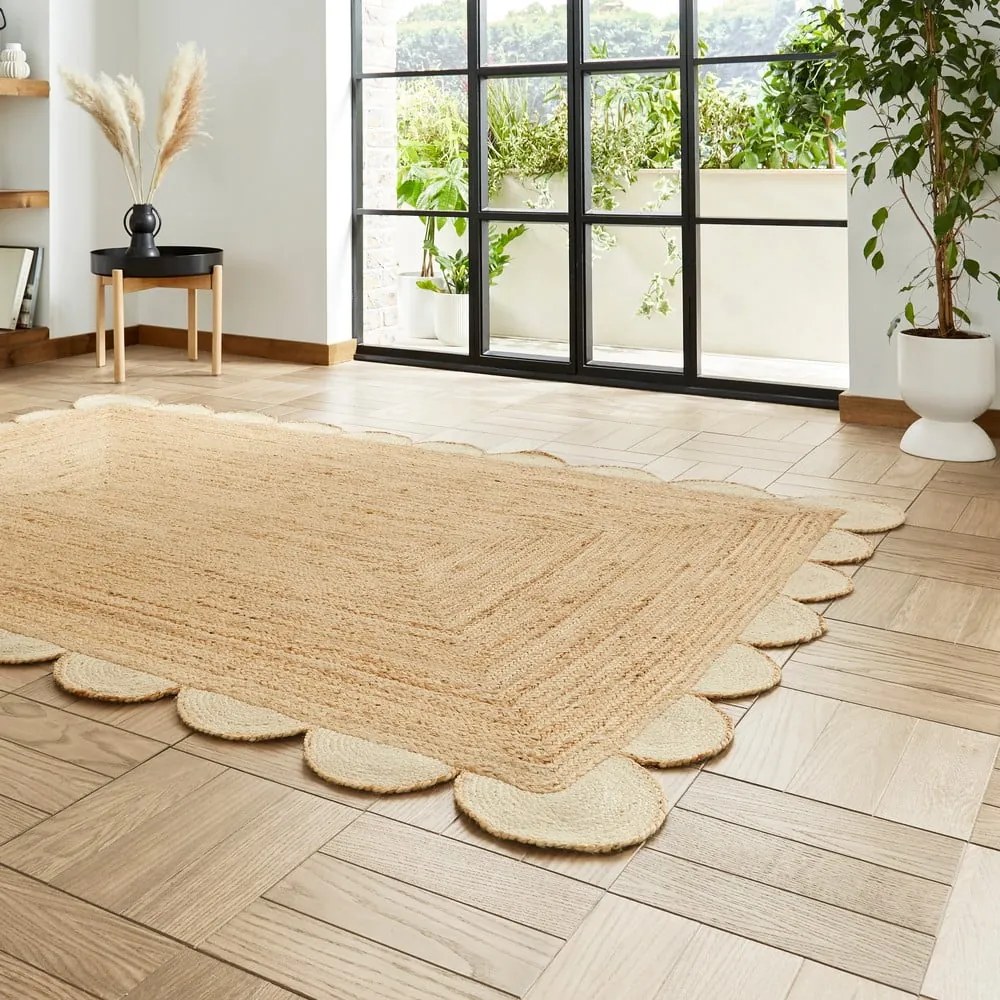 Dywan z juty w naturalnym kolorze 200x290 cm Savannah Jute – Think Rugs