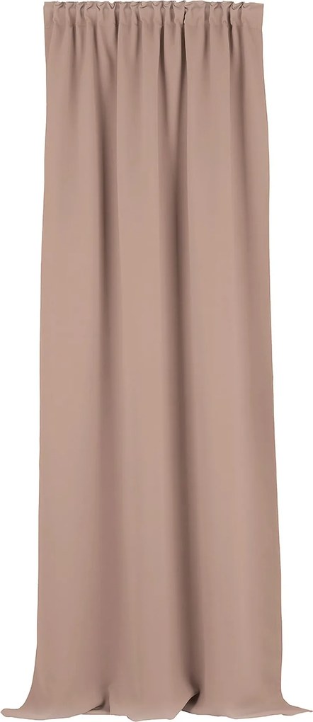 Zasłona zaciemniająca na taśmie marszczącej różany beż 140 x 280 cm 1 szt.