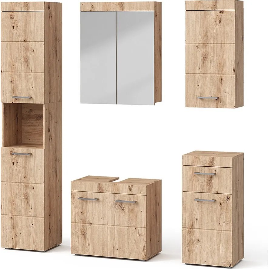 Zestaw mebli łazienkowych oak wotan 60x34x56 luna