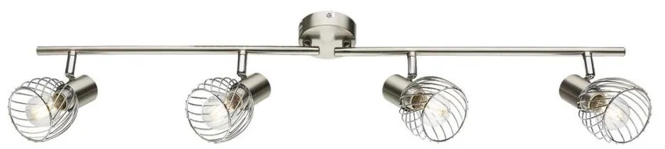 Globo 54809-4 - Lampa punktowa TEXAS 4xE14/40W/230V chrom matowy