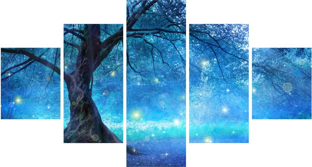 Obraz - Mistyczny las (125x70 cm)