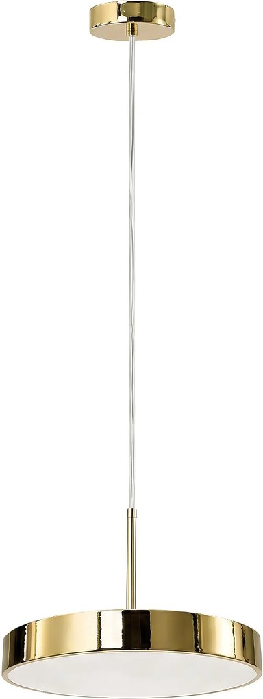 LAMPA SUFITOWA WISZĄCA LED APP1686-1CP 30CM ZŁOTA