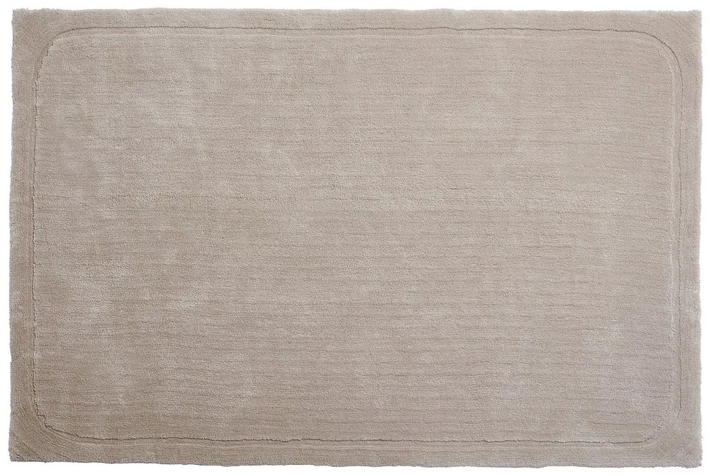 Dywan ze średniej długości włosiem - 200 x 290 cm - Taupe - VELINA