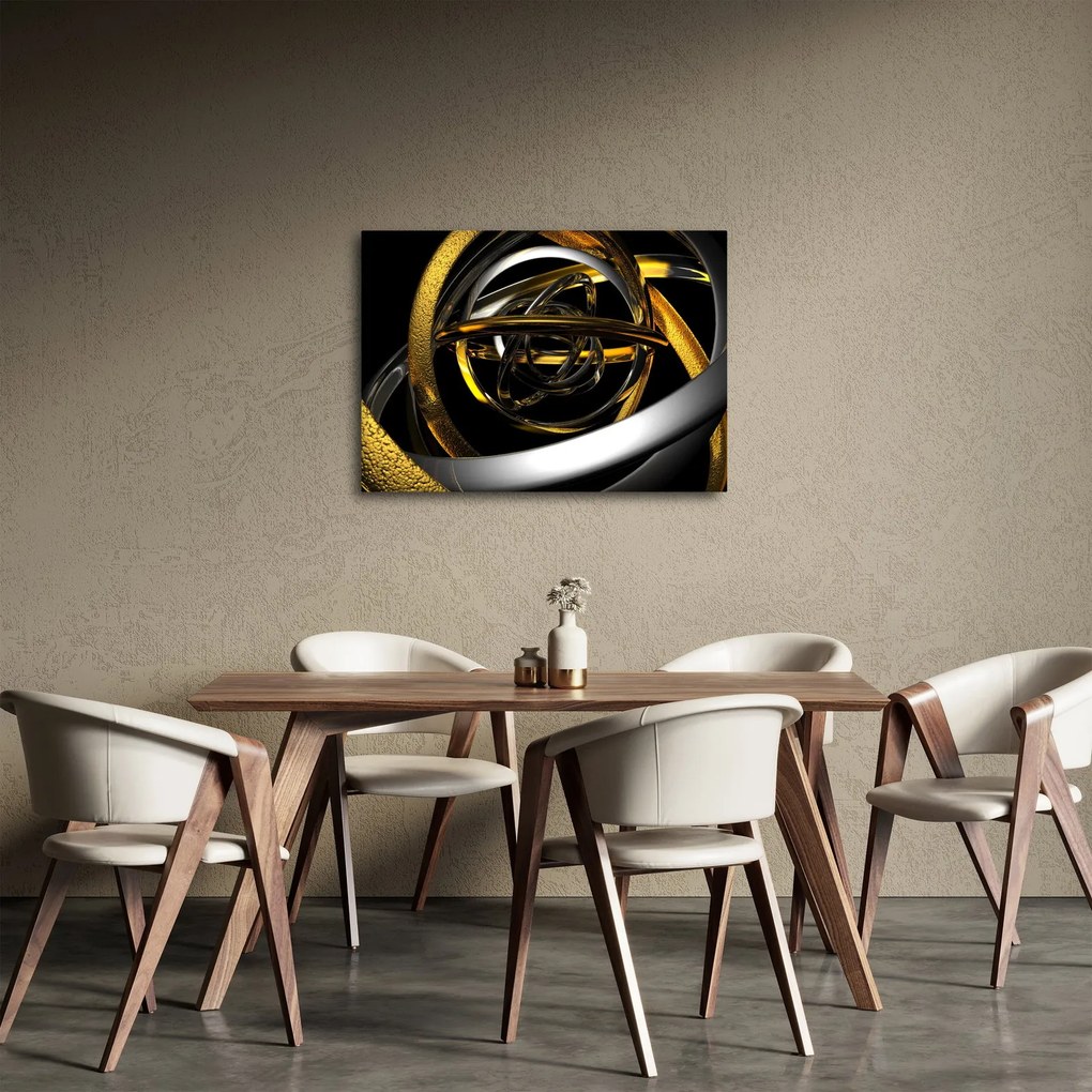 Obraz nowoczesnej abstrakcji (70x50 cm)