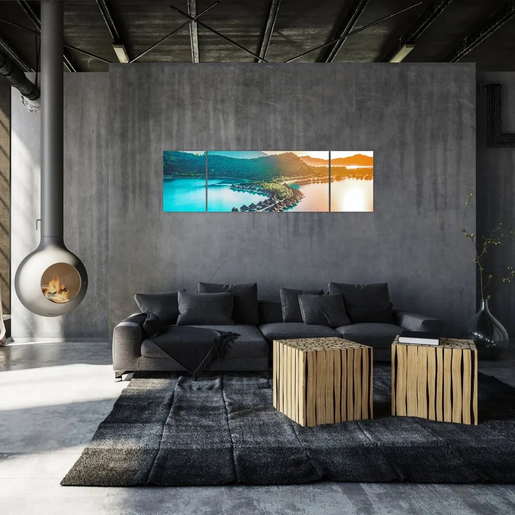 Obraz - Bora Bora (170x50 cm)