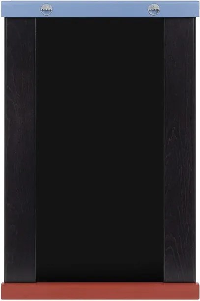 Lustro z półką z drewnianą ramą ścienne 50x75 cm Lun – noo.ma