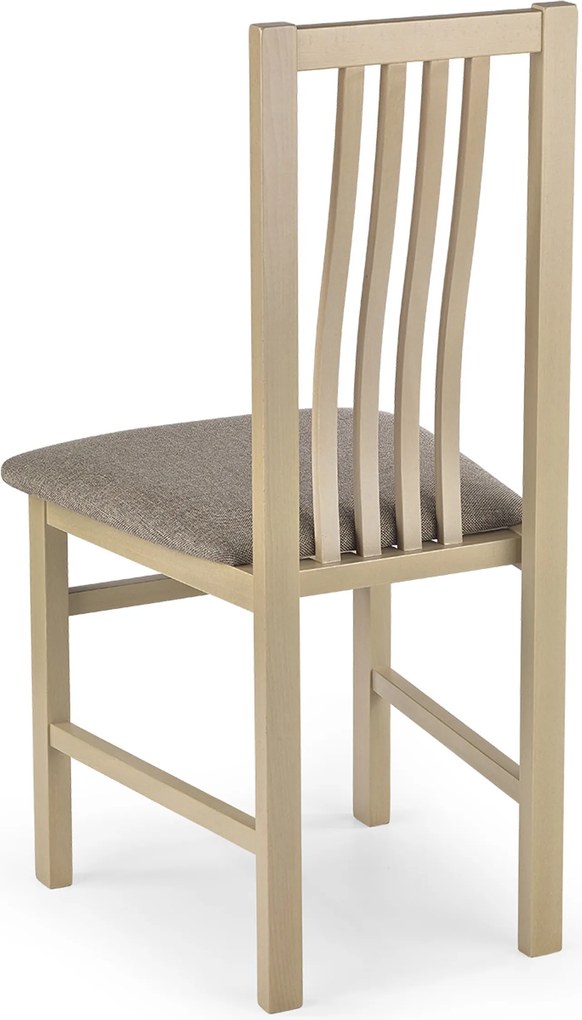 Klasyczne drewniane krzesło Paweł dąb sonoma