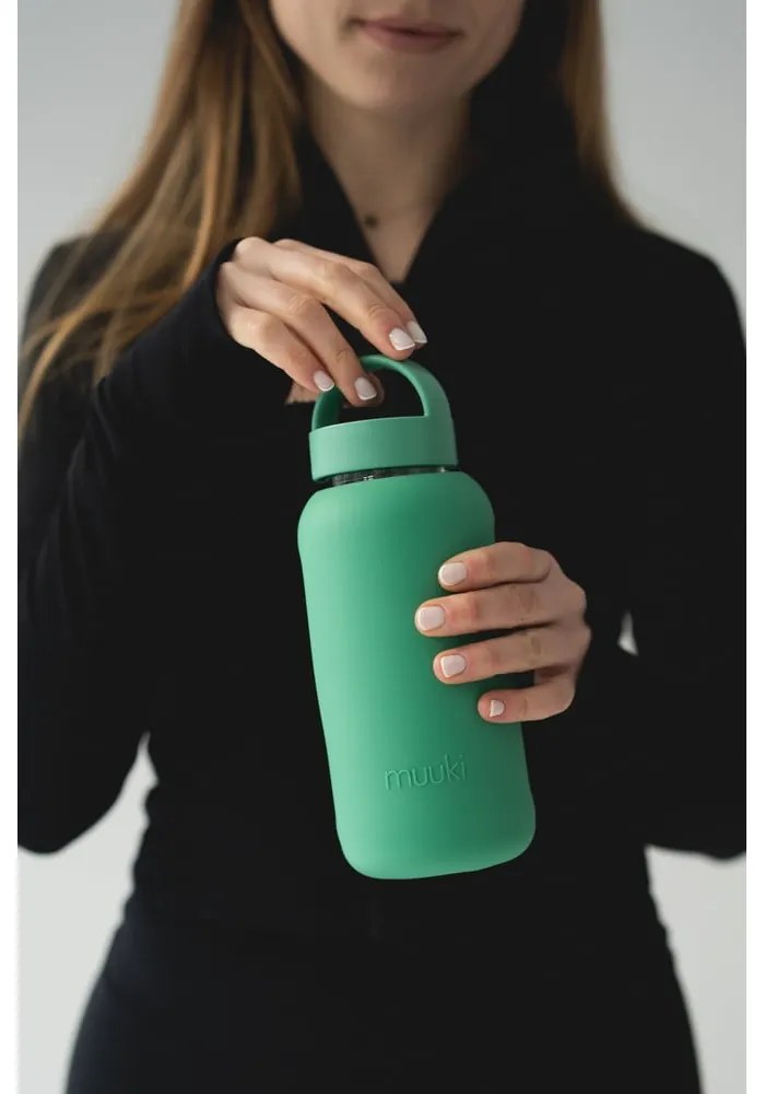 Zielona butelka podróżna 720 ml Frosted Green – Muuki