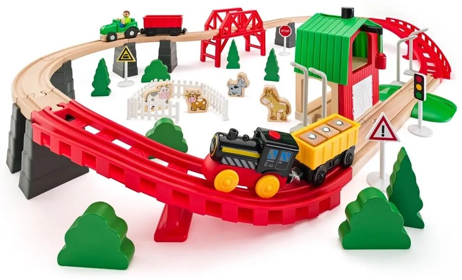 Woody Kolejka - Farma, 60 elementów