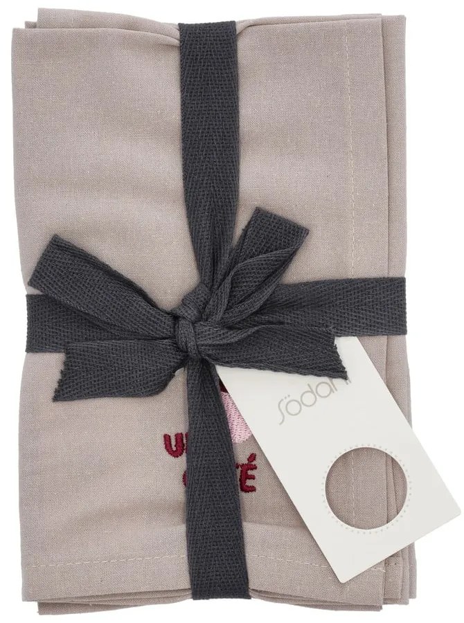 Tekstylne serwetki zestaw 2 szt. 40x40 cm Bistro – Södahl