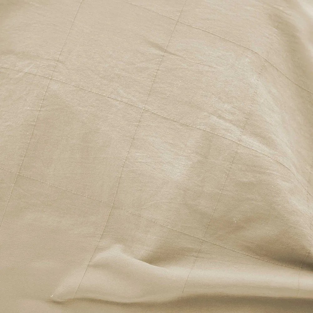 Pościel dwuosobowa w kolorze kości słoniowej 240x220 cm Linella – douceur d'intérieur