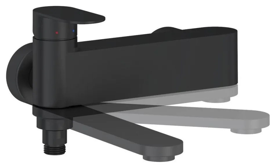 Ravak X070463 - bateria wannowa CHROME czarna