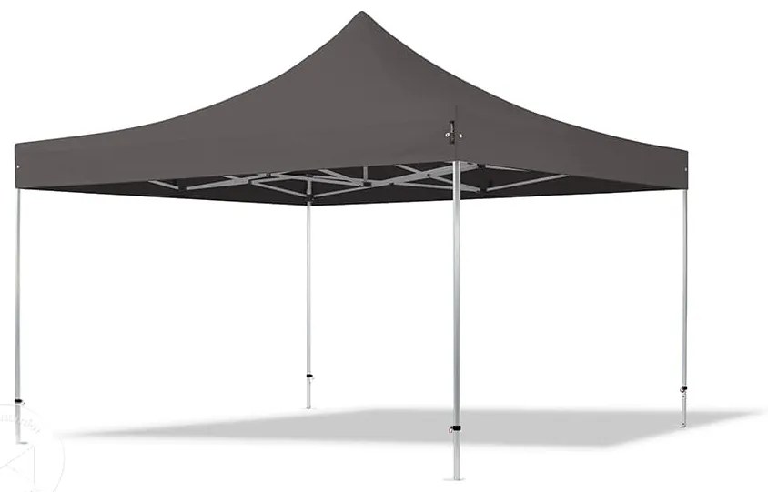 TOOLPORT 4x4 m Namiot Ekspresowy PROFESSIONAL Alu 40 mm, ze ścianami bocznymi, okna panoramiczne , ciemnoszary - (600180)