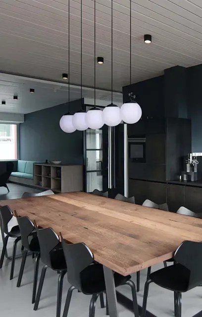 Nad stół lampa z regulacją zwisów W7-N86