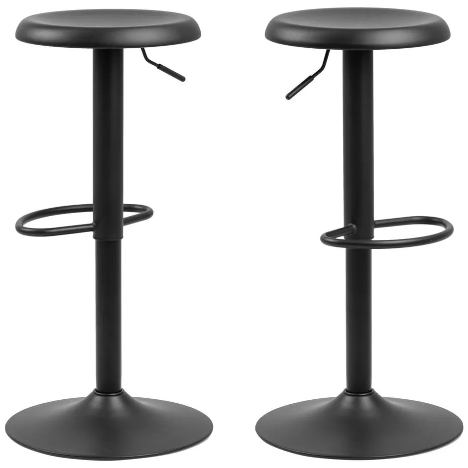 Czarny hoker 80 cm Finch – Actona
