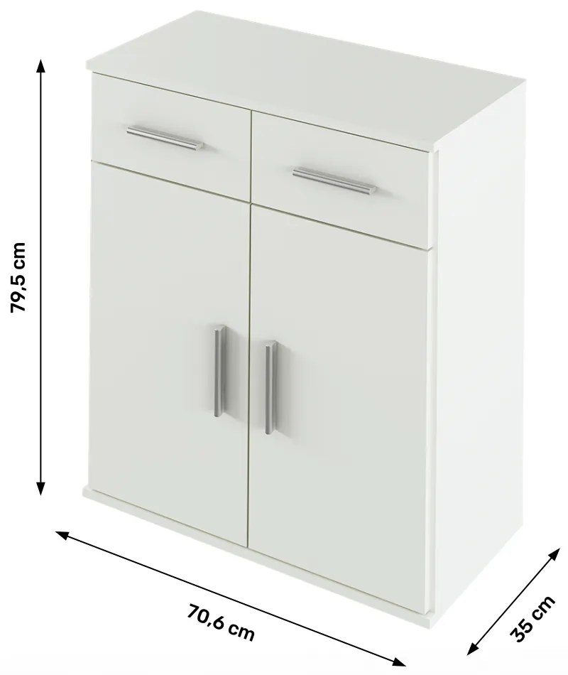 Szafka RESITA TYP 2, biała