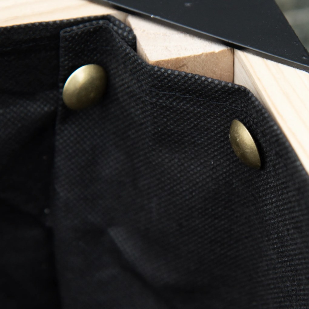 Outsunny podwyższona grządka, 120 cm x 60 cm x 74 cm