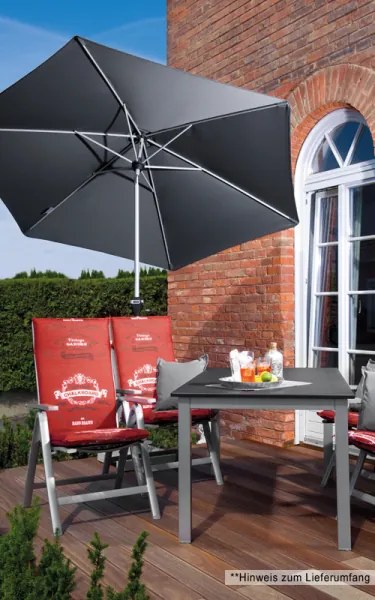 Doppler ACTIVE parasol ogrodowy 320 cm antracyt