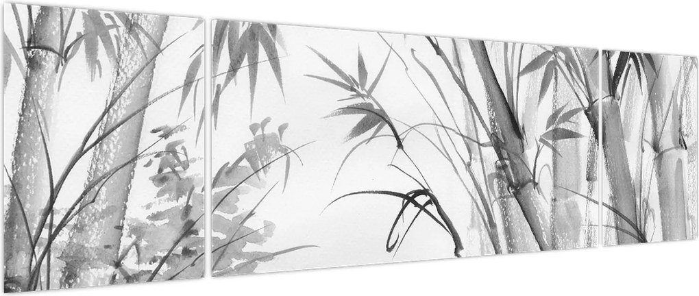 Obraz - Las bambusowy (170x50 cm)