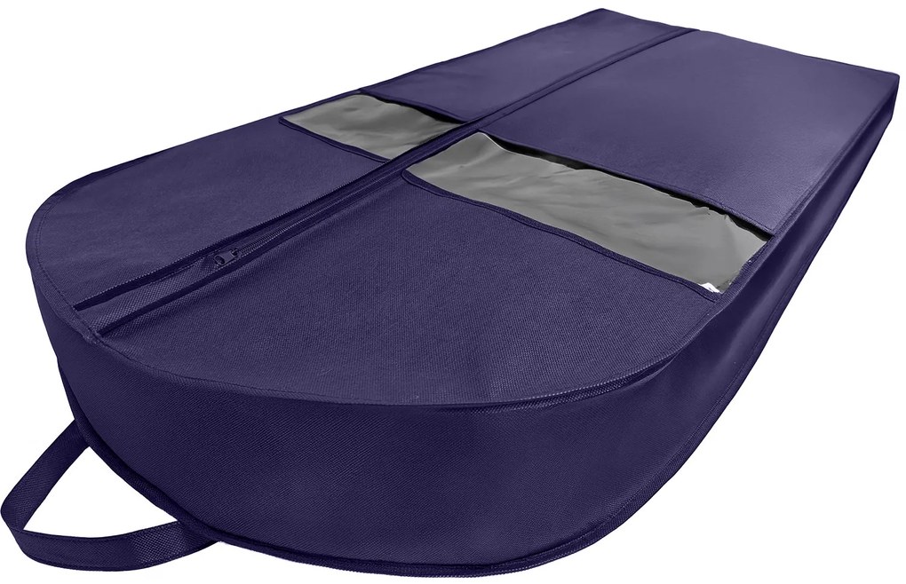 Granatowy Pokrowiec Ochronny na Odzież Baggi Long 150x60x15 cm - SEVERNO Home