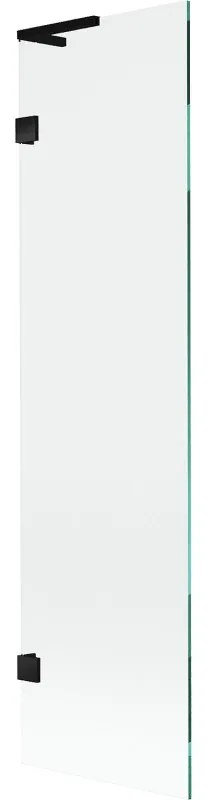 Mexen Lunar L parawan nawannowy 1-skrzydłowy 50 x 150 cm, transparent, czarny - 897L-050-000-70-00