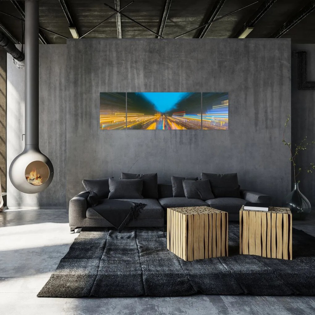 Obraz - Obraz abstrakcji (170x50 cm)