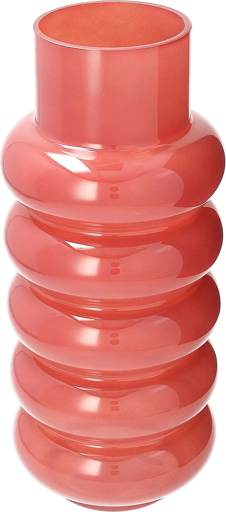 Wazon szklany Rosso 15x35 cm