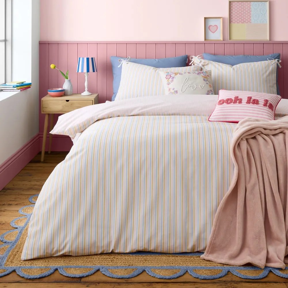 Pościel dwuosobowa 200x200 cm Brighton Stripe – Catherine Lansfield
