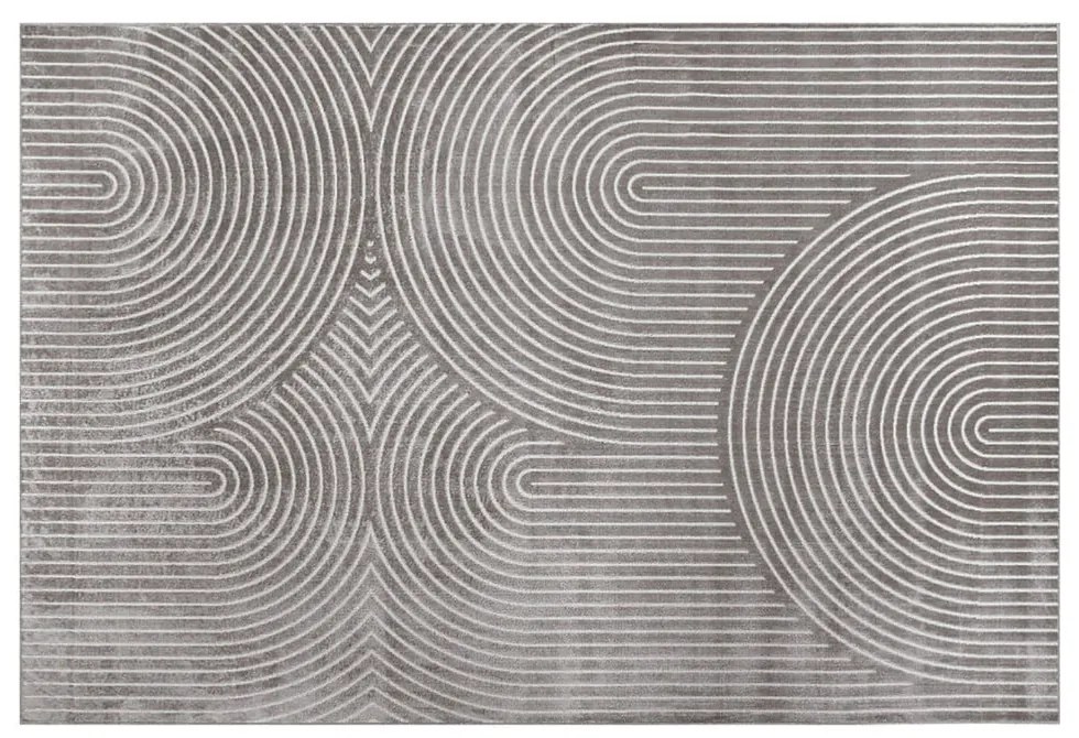 Szary dywan z wiskozy 140x200 cm Geode – douceur d'intérieur