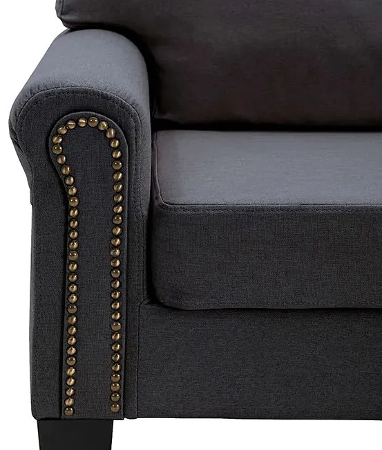 Czteroosobowa ciemnoszara sofa - Alaia 4X