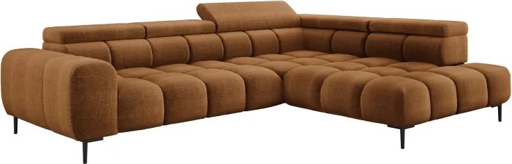 Narożnik PLAZA L Prawostronny w tkaninie EDEN 10 WERSAL