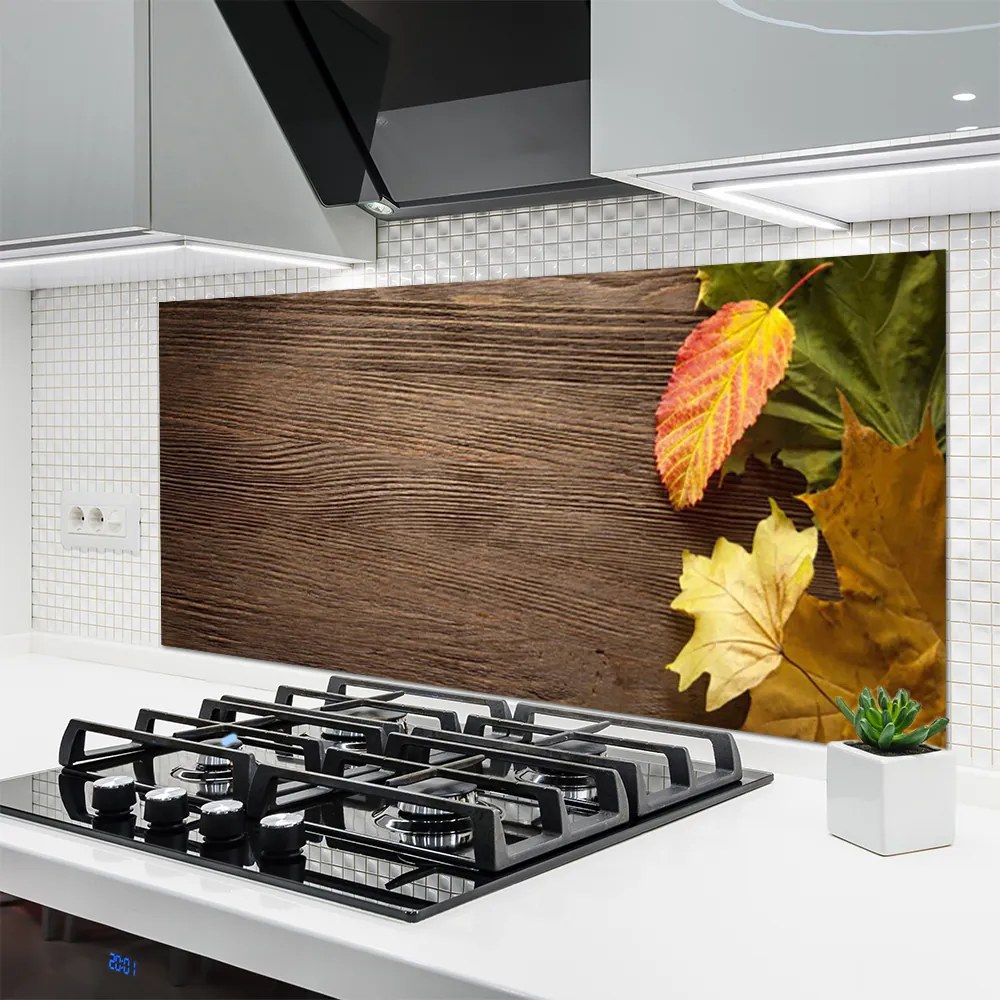 Szkło Ozdobne do Kuchni Botaniczna Świeżość Liści