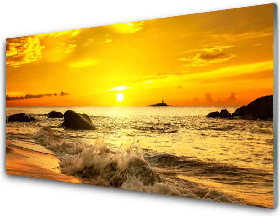 Panel Kuchenny Lazurowy Ocean I Piasek