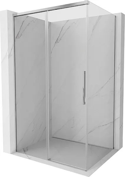 Mexen Rox kabina prysznicowa rozsuwana 155 x 75 cm, transparent, chrom - 8C2-155-075-01-00