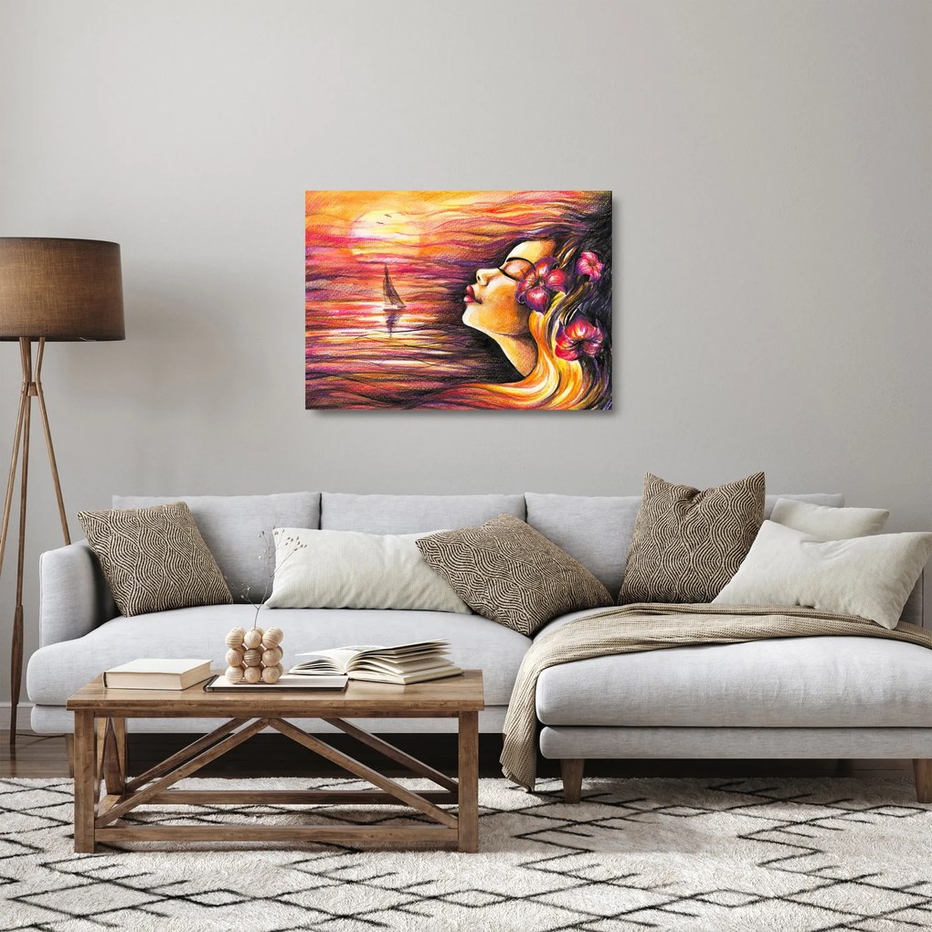 Obraz na szkle - Wspomnienia lata (70x50 cm)