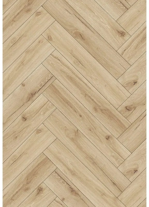 Mexen Sun Valley panele winylowe jodełka 635 x 127 mm SPC 6,5 mm podkład 1,5 mm, 4 V-Fuga, Dąb - F1189-0635-127-505-4V1-01