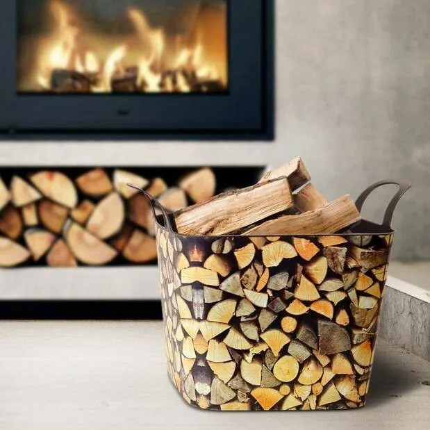 Uniwersalny kosz flexi Wood 36 l, 39 x 39 x 30 cm