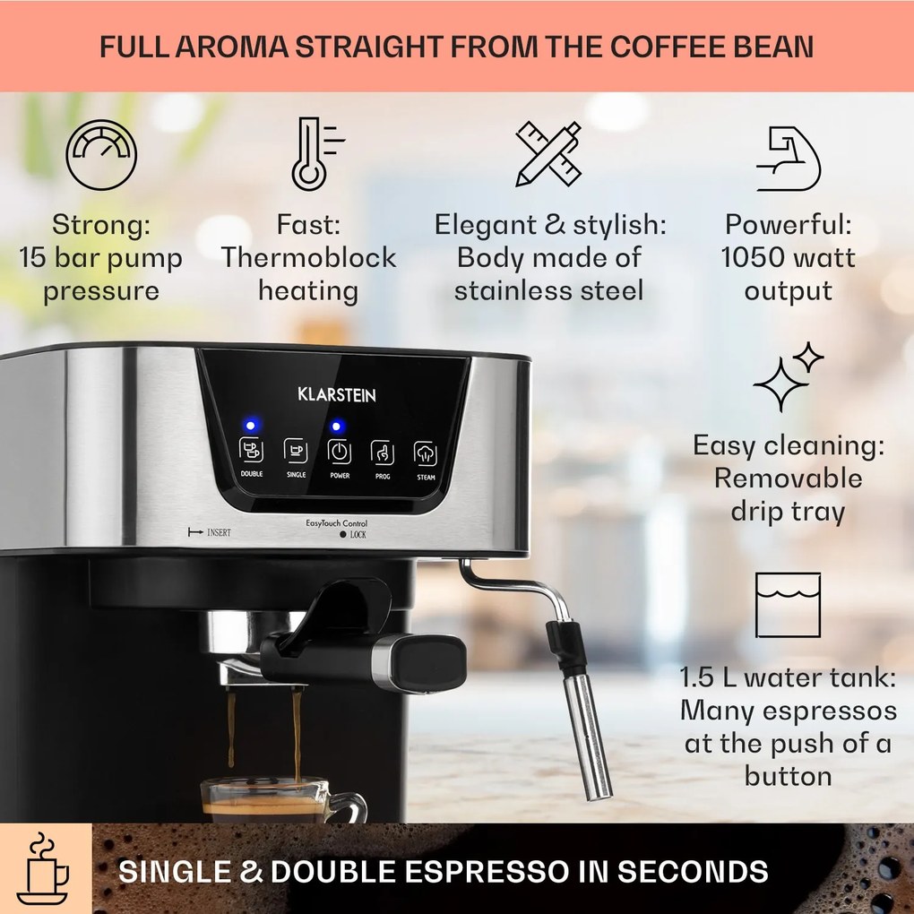 Klarstein Arabica Ekspres ciśnieniowy